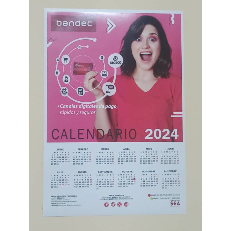 Almanaque de pared A3