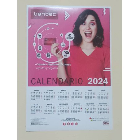 Almanaque de pared A3